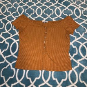 Off the shoulder blouse